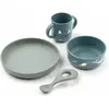 Coffret repas en silicone Vivi Arctic Sea (4 pièces)