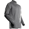 Mascot Customized 22681 Half Zip Long Sleeve T-shirt Noir 3XL