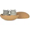 Konges Slojd Jouet de bain en silicone oeuf de dino
