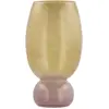 Villa Collection Vase en verre rose/jaune