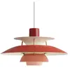 Louis Poulsen PH 5 mini suspension teintes de rouge - 5741095104