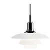 Louis Poulsen Suspension en verre PH 3½-3 noir - 5741099265
