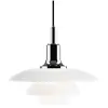 Louis Poulsen Suspension en verre PH 3½-3 chrome - 5741099278