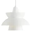 LOUIS POULSEN lampe à suspension DOO-WOP (Blanc - Aluminium et métal)