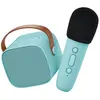 Lalarma Boîte karaoké enceinte et micro Bleu