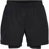 Newline Dallas 2in1 Shorts Hommes - Noir, Taille S