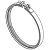 Collier de serrage, échappement DINEX 5AL003