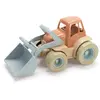 Jouet en Bioplastique Dantoy - Tracteur Bleu & Marron pour Enfant