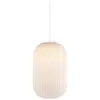 Nordlux Suspension nordique blanc avec abat-jour élégant effet relief
