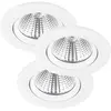 Nordlux Spot encastré LED Freemont 2 700 K par 3, blanc