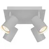 Spoterie frida, Métal, Couleur Blanc, GU10, h., IP20 / Nordlux Intérieur