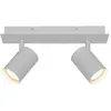 Nordlux Spoterie FRIDA 2-Spot Métal Blanc, H.11.5 - IP20 - GU10 / Intérieur