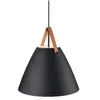 Design For The People STRAP-Suspension Métal/Cuir Ø48cm