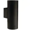 Applique murale TIN, Métal, Couleur Noir, GU10, H.19, IP54 / NORDLUX Extérieur
