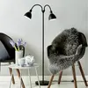 Nordlux Lampadaire Ray en métal noir à 2 lampes