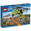 Lego City - L'hélicoptère D'approvisionnement Du Volcan - 60123