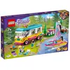 LEGO® Friends 41681 Le camping-car et le voilier de la forêt