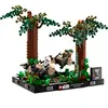 Diorama course poursuite en speeder sur Endor Lego Star Wars 75353