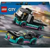 LEGO City - La voiture de course et le camion de transport - 60406