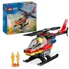 LEGO® City 60411 L'hélicoptère de secours des pompiers