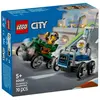 LEGO City Pack de bolides de course: avion contre lit d'hôpital 60459