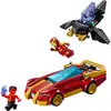 LEGO Marvel La voiture d'Iron Man et Black Panther contre Hulk rouge 7...