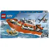 LEGO City Le bateau de sauvetage et l'hélicoptère des garde-côtes 6050...