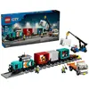 LEGO City Le train de marchandises du port avec grue et camion 60509