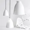 Fritz Hansen Suspension Caravaggio Medium Métal Blanc / Ø 25,7 Cm - Lightyears