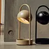 Lampe à poser rechargeable FRANDSEN Ball Portable, gris sable, acier