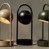 FRANDSEN Lampe à poser LED rechargeable Ball Portable, noir, acier
