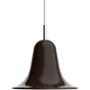 Suspension Verpan Pantop, marron, Ø 23 cm, métal, E14