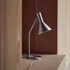 Lampe à poser FRANDSEN Lyss, couleur aluminium, métal, 50 cm, E27