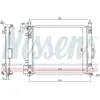 Radiateur, refroidissement du moteur 68810 Nissens 68810