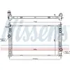 Radiateur, refroidissement du moteur 636042 Nissens 636042