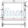 NISSENS Radiateur moteur pour NISSAN: Juke, Pulsar (Ref: 606119)
