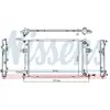 Radiateur, refroidissement moteur NISSENS 606263