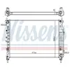Radiateur, refroidissement du moteur 606255 Nissens 606255