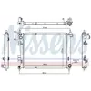 Radiateur, refroidissement du moteur 606735 Nissens 606735