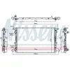 NISSENS Radiateur moteur pour AUDI: A4, A6, A5 (Ref: 606463)