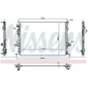 Radiateur, refroidissement moteur NISSENS 606908