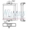 NISSENS Radiateur moteur pour BMW: Série 1, M2, Série 2 (Ref: 606863)
