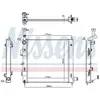 NISSENS Radiateur moteur pour KIA: Picanto (Ref: 606865)