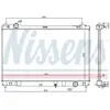 Radiateur, refroidissement du moteur 646874 Nissens 646874
