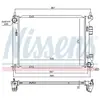 NISSENS Radiateur moteur pour KIA: Venga & HYUNDAI: ix20 (Ref: 67603)