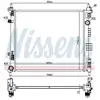 Radiateur, refroidissement moteur NISSENS 68752