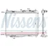 Radiateur, refroidissement du moteur 66858 Nissens 66858