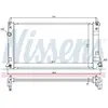 Radiateur, refroidissement du moteur 68528 Nissens 68528