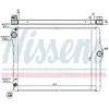 Radiateur, refroidissement du moteur 60776 Nissens 60776