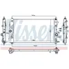 Radiateur, refroidissement du moteur 630763 Nissens 630763